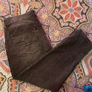 American Eagle Girlfriend jeans.